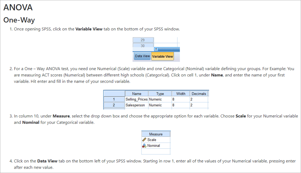 ANOVA one-way tech instructions 1