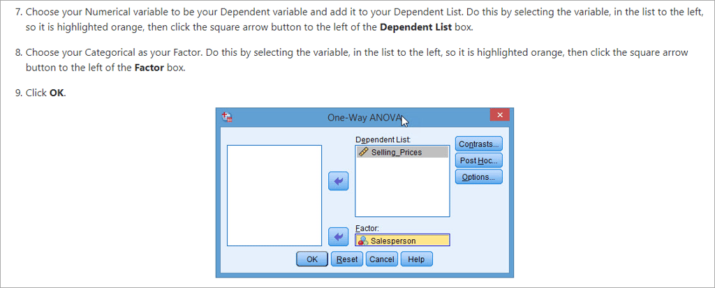 ANOVA one-way tech instructions 3