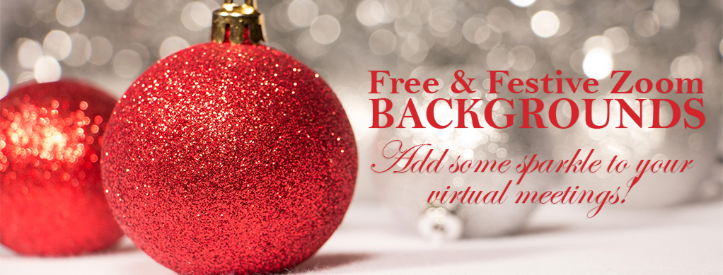 Holiday Zoom Background Header