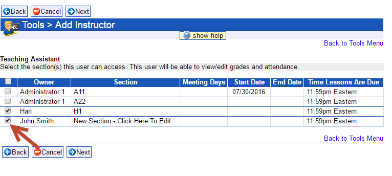 Example of user roles and access levels in Hawkes