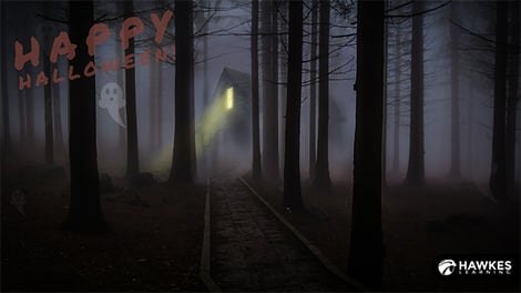 Spooky Zoom Background