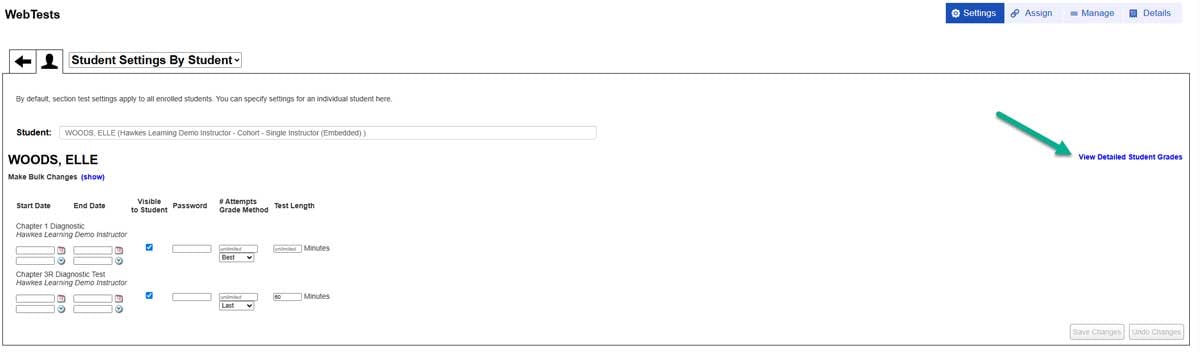 test-settings