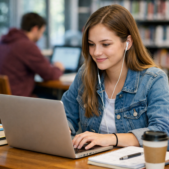 photographic student using a laptop-1-1