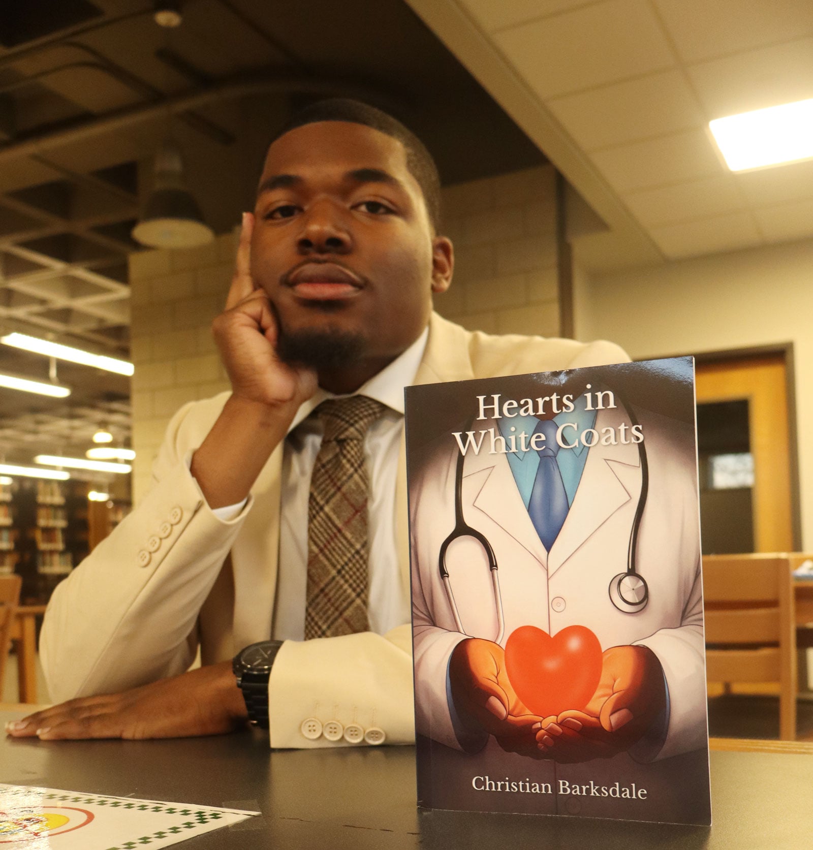 From Student Ambassador to Published Author: Christian Barksdale's Journey from MVSU to Hearts and White Coats