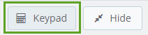 The button labeled keypad is highlighted.
