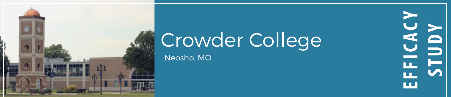 Crowder College in Neosho, MO; Efficacy Study