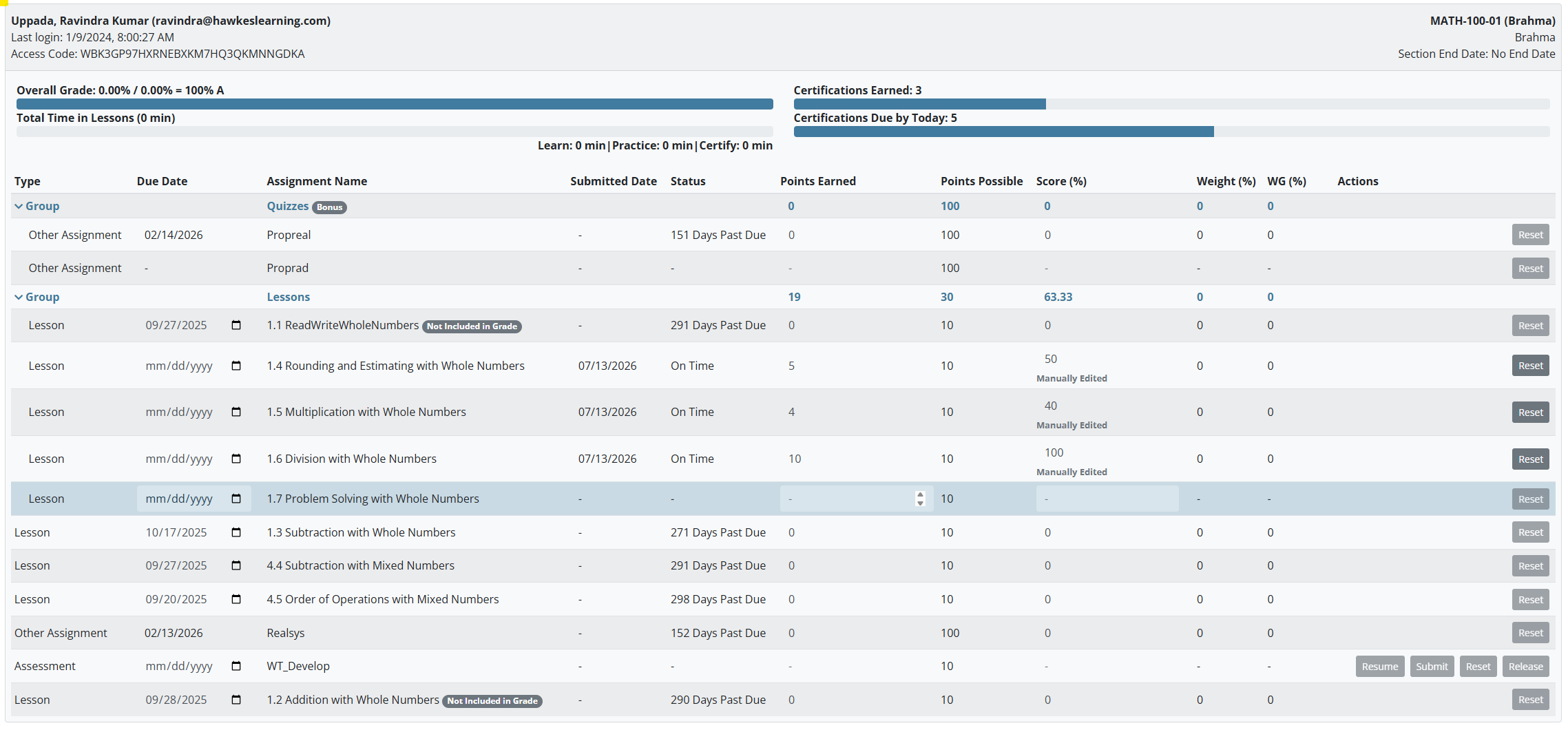 DSG Pic 1 Edit Lesson Score