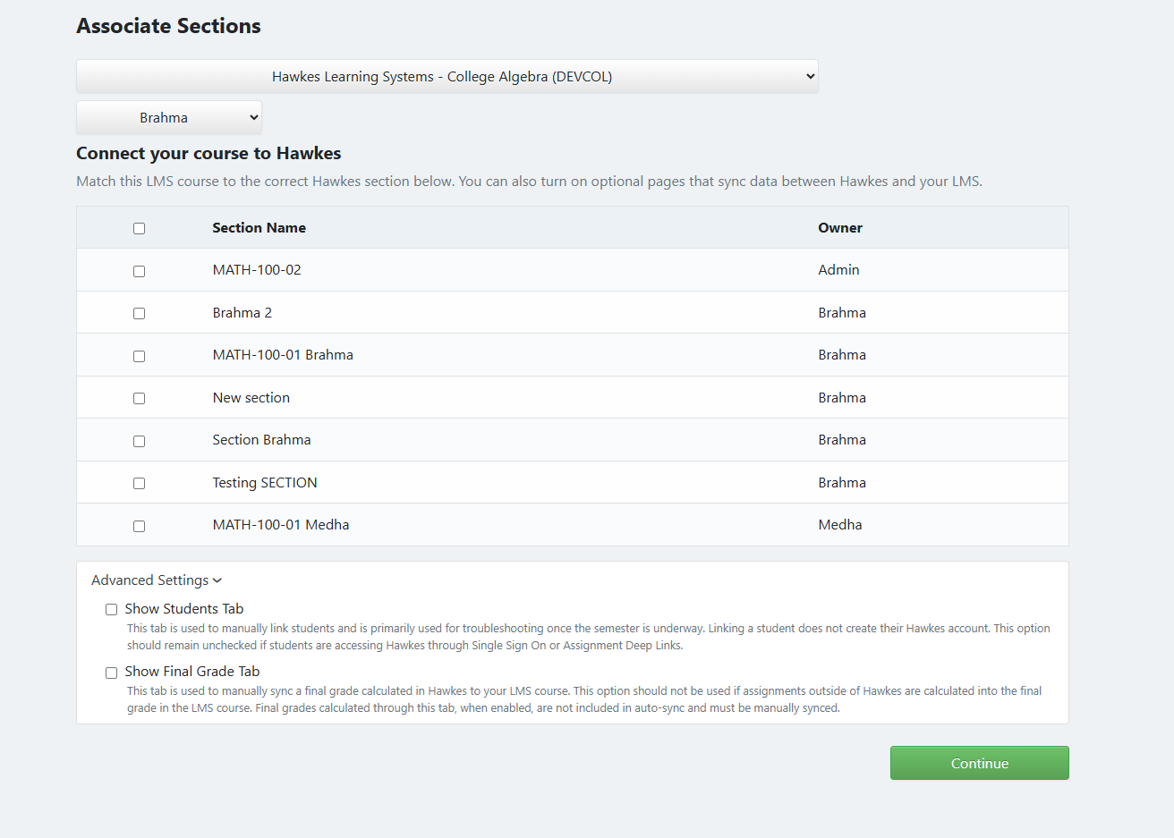 LTI A - Final Grade Tab — Off by Default